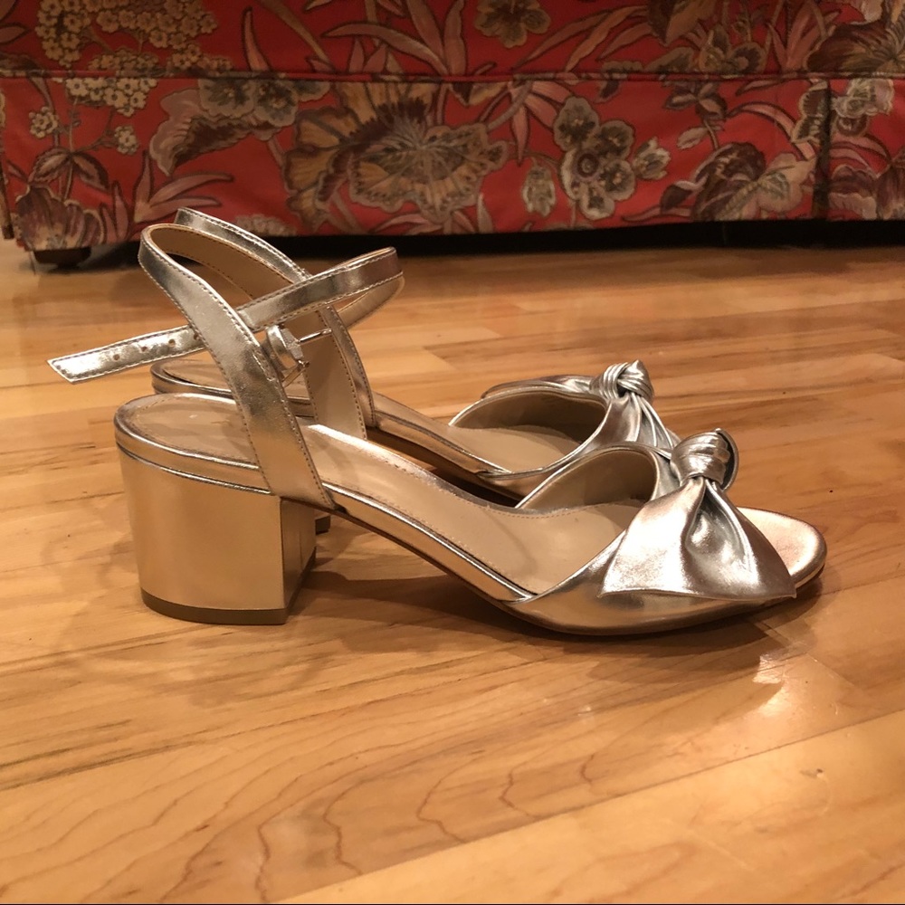 Silver Aldo Heels